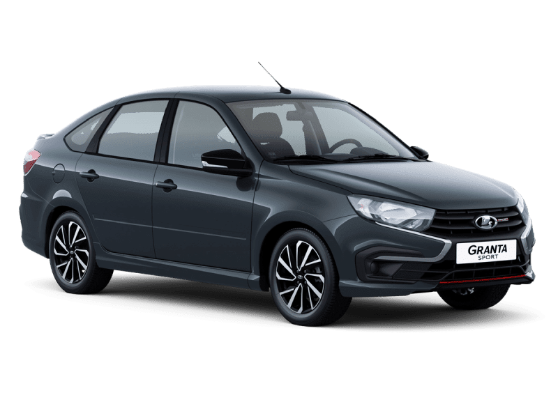 Купить Lada Granta Sport Лифтбек в Уфе - СЕРЕБРИСТО-ТЕМНО-СЕРЫЙ "БОРНЕО" (633) - МЕТАЛЛИК